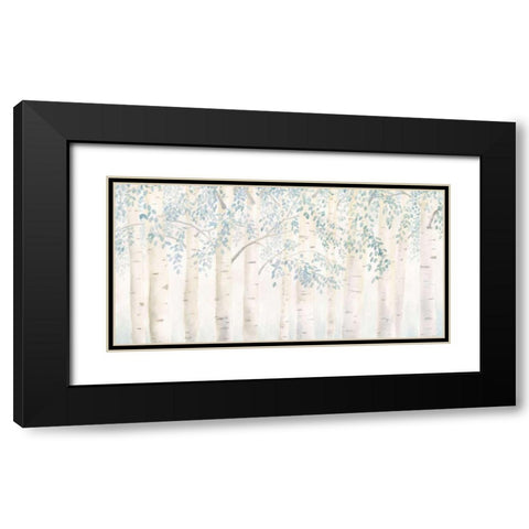 Fresh Forest Black Modern Wood Framed Art Print with Double Matting by Wiens, James