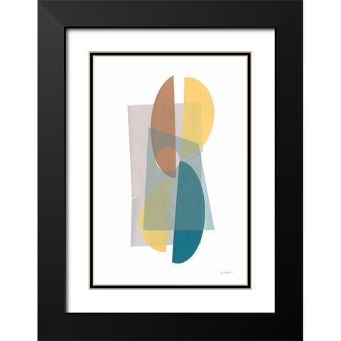 Transparent Black Modern Wood Framed Art Print with Double Matting by Schick, Mike