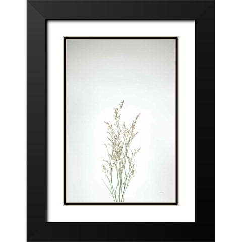 Simple Stems V Black Modern Wood Framed Art Print with Double Matting by Bradley, Felicity