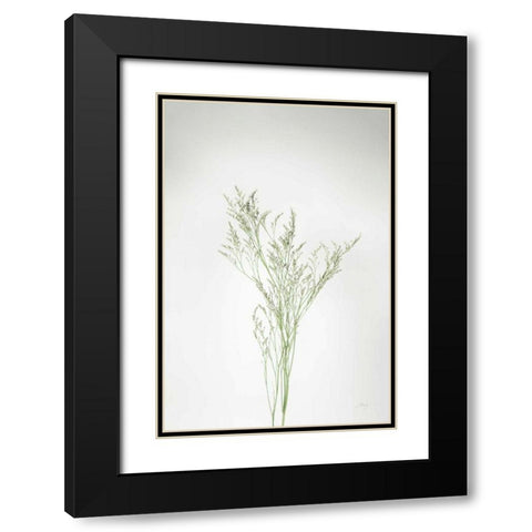 Simple Stems VII Black Modern Wood Framed Art Print with Double Matting by Bradley, Felicity