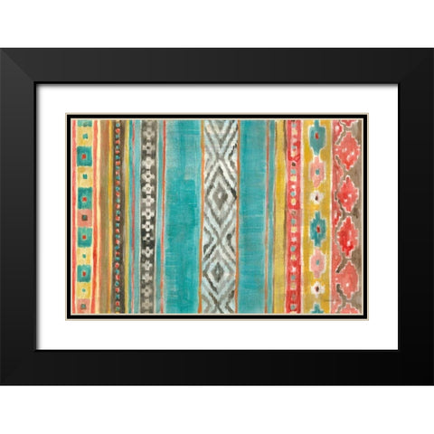 Spirit of the Andes Black Modern Wood Framed Art Print with Double Matting by Nai, Danhui