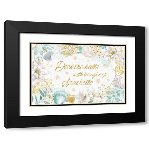 Winter Coast I Black Modern Wood Framed Art Print with Double Matting by Grove, Beth