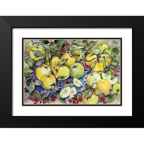 Just Picked Black Modern Wood Framed Art Print with Double Matting by McKenna, Kathleen Parr