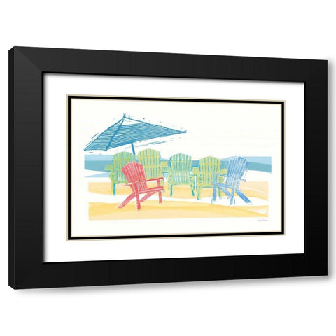 Easy Life I Black Modern Wood Framed Art Print with Double Matting by Tillmon, Avery