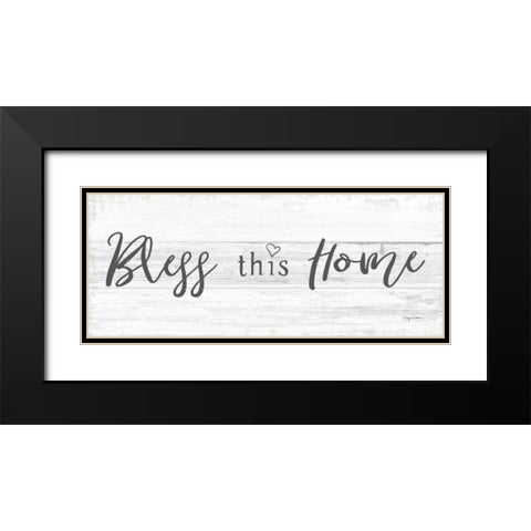 Life at Home X Shiplap Black Modern Wood Framed Art Print with Double Matting by Tillmon, Avery