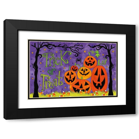 Spooky Fun I Black Modern Wood Framed Art Print with Double Matting by Tavoletti, Anne