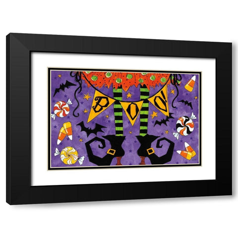 Spooky Fun III Black Modern Wood Framed Art Print with Double Matting by Tavoletti, Anne