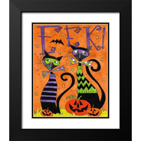 Spooky Fun VI Black Modern Wood Framed Art Print with Double Matting by Tavoletti, Anne
