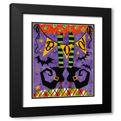 Spooky Fun VII Black Modern Wood Framed Art Print with Double Matting by Tavoletti, Anne