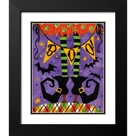 Spooky Fun VII Black Modern Wood Framed Art Print with Double Matting by Tavoletti, Anne