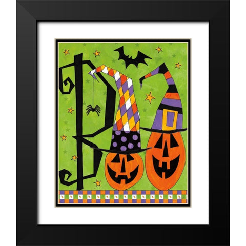Spooky Fun VIII Black Modern Wood Framed Art Print with Double Matting by Tavoletti, Anne
