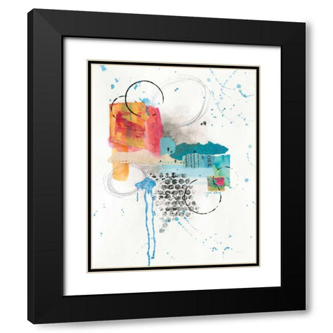 Abstract Skyline I Black Modern Wood Framed Art Print with Double Matting by Prahl, Courtney