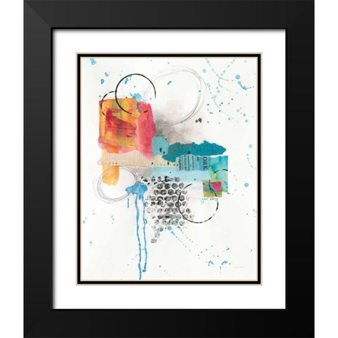 Abstract Skyline I Black Modern Wood Framed Art Print with Double Matting by Prahl, Courtney
