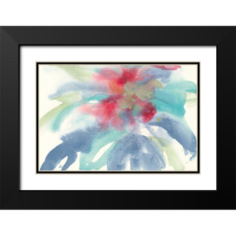 Dusting of Mint I Black Modern Wood Framed Art Print with Double Matting by Paschke, Chris