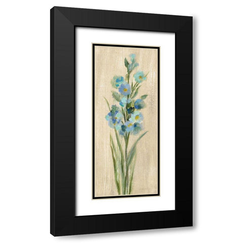 Farm Flower IV Black Modern Wood Framed Art Print with Double Matting by Vassileva, Silvia