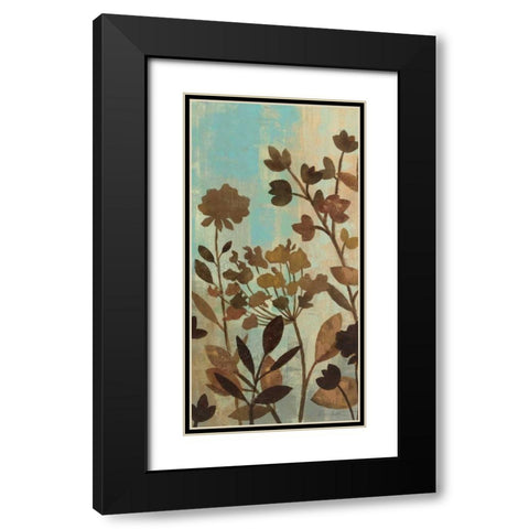 Enchanted Garden I Black Modern Wood Framed Art Print with Double Matting by Vassileva, Silvia