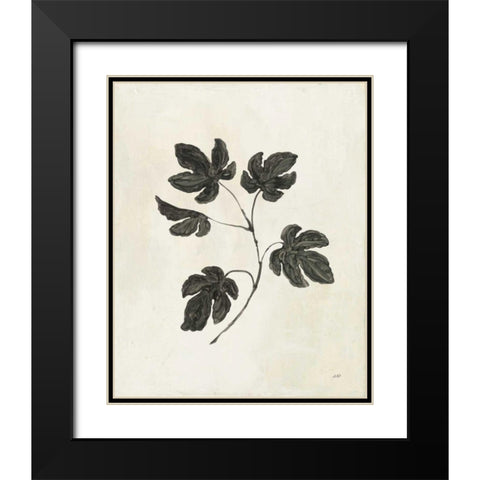 Botanical Study III Black Modern Wood Framed Art Print with Double Matting by Purinton, Julia