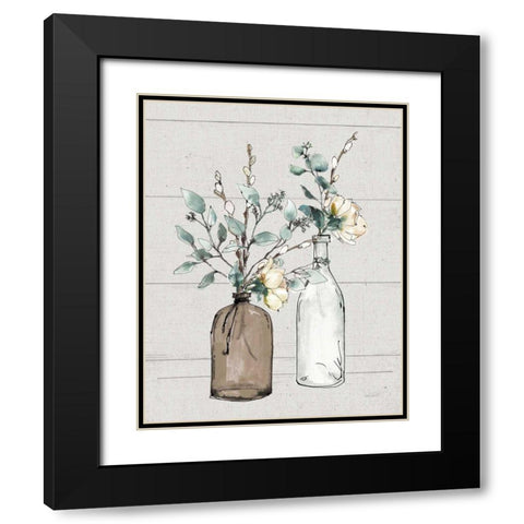 Modern Farmhouse II Shiplap Black Modern Wood Framed Art Print with Double Matting by Tavoletti, Anne