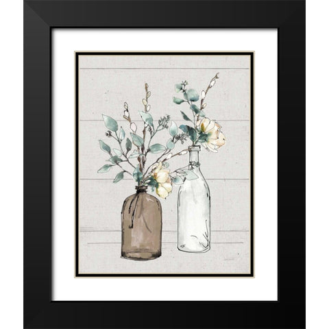 Modern Farmhouse II Shiplap Black Modern Wood Framed Art Print with Double Matting by Tavoletti, Anne