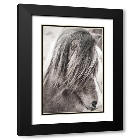 Elska I BW Black Modern Wood Framed Art Print with Double Matting by Marshall, Laura