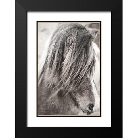 Elska I BW Black Modern Wood Framed Art Print with Double Matting by Marshall, Laura