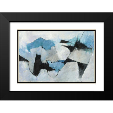 Shadow of Winter Black Modern Wood Framed Art Print with Double Matting by Schick, Mike