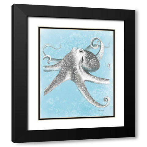 Coastal Sea Life II v2 Black Modern Wood Framed Art Print with Double Matting by Grove, Beth