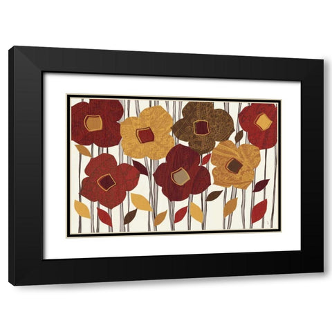 Spice It Up Black Modern Wood Framed Art Print with Double Matting by Adams, Sarah