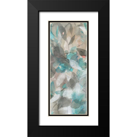 Abstract Nature II Black Modern Wood Framed Art Print with Double Matting by Nai, Danhui