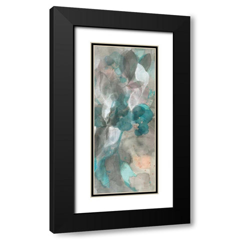 Abstract Nature III Black Modern Wood Framed Art Print with Double Matting by Nai, Danhui