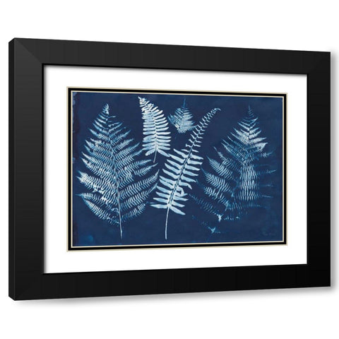 Nature By The Lake - Ferns I Black Modern Wood Framed Art Print with Double Matting by Rhue, Piper