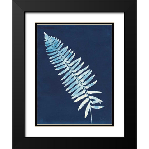Nature By The Lake - Ferns IV Black Modern Wood Framed Art Print with Double Matting by Rhue, Piper