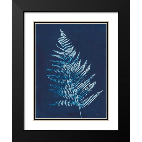 Nature By The Lake - Ferns VI Black Modern Wood Framed Art Print with Double Matting by Rhue, Piper