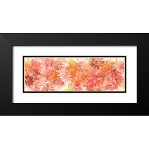 Flowers Afield I Black Modern Wood Framed Art Print with Double Matting by Paschke, Chris