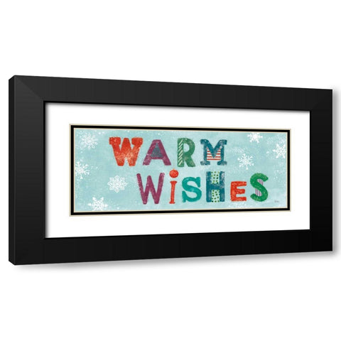 Festive Forest IV Black Modern Wood Framed Art Print with Double Matting by Charron, Veronique