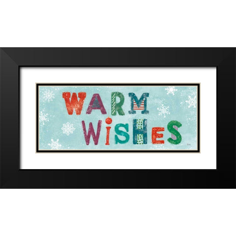 Festive Forest IV Black Modern Wood Framed Art Print with Double Matting by Charron, Veronique