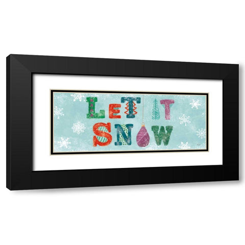 Festive Forest V Black Modern Wood Framed Art Print with Double Matting by Charron, Veronique