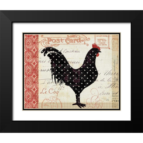 Campagne I Black Modern Wood Framed Art Print with Double Matting by Pela