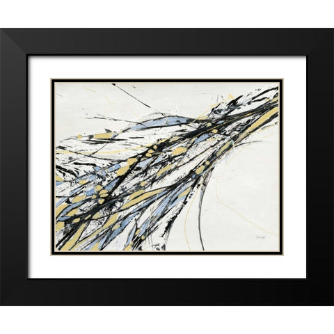 Gravity Black Modern Wood Framed Art Print with Double Matting by Griggs, Jan