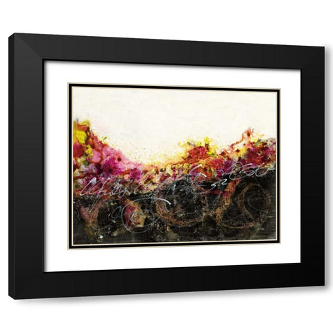 Garden Above Black Modern Wood Framed Art Print with Double Matting by Griggs, Jan