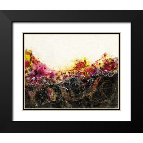 Garden Above Black Modern Wood Framed Art Print with Double Matting by Griggs, Jan