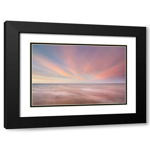 Lake Superior Clouds V Black Modern Wood Framed Art Print with Double Matting by Majchrowicz, Alan