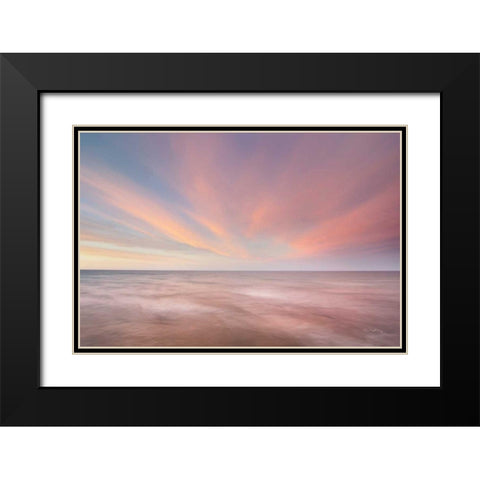 Lake Superior Clouds V Black Modern Wood Framed Art Print with Double Matting by Majchrowicz, Alan