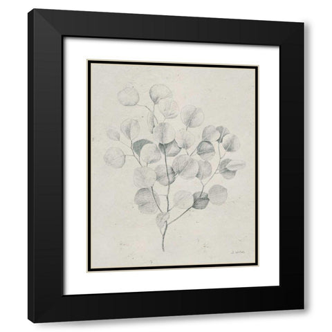 Soft Summer Sketches II Light Black Modern Wood Framed Art Print with Double Matting by Wiens, James