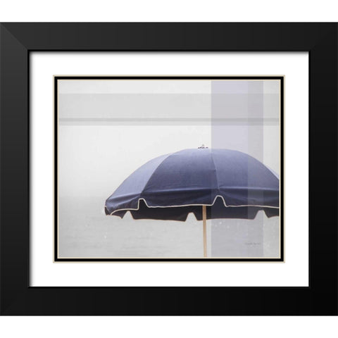 Shady II Black Modern Wood Framed Art Print with Double Matting by Urquhart, Elizabeth