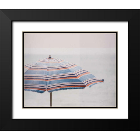 Shady IV Black Modern Wood Framed Art Print with Double Matting by Urquhart, Elizabeth