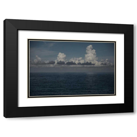 Into the Deep I Black Modern Wood Framed Art Print with Double Matting by Urquhart, Elizabeth
