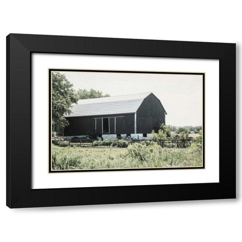 Weathered II Black Modern Wood Framed Art Print with Double Matting by Urquhart, Elizabeth