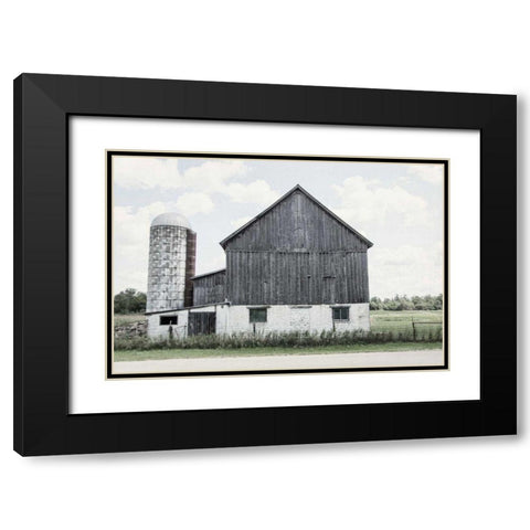 Weathered III Black Modern Wood Framed Art Print with Double Matting by Urquhart, Elizabeth