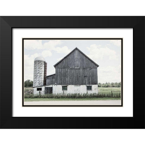 Weathered III Black Modern Wood Framed Art Print with Double Matting by Urquhart, Elizabeth